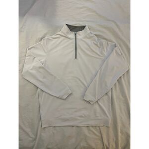Peter Millar Quarter-Zip Golf Pullover - Medium - White
